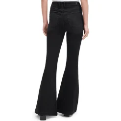Portia Button Fly Sailor Flare Jeans