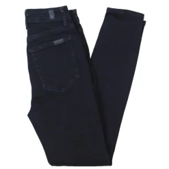 Portia Mid Rise Button Fly Skinny Jeans