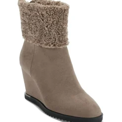 Powell Zipper Wedge Boots