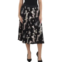 Printed A-Line Skirt