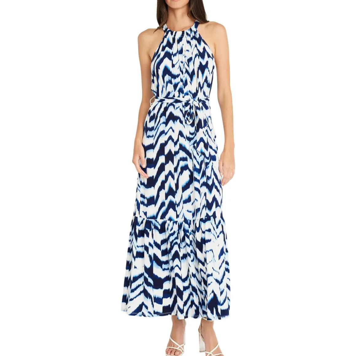 Printed Halter Dress