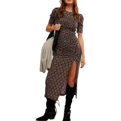 Printed Midi Dress