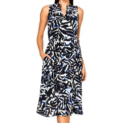 Printed Midi Dress