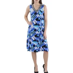 Printed Sheath Dress