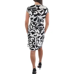 Printed Wrap Dress