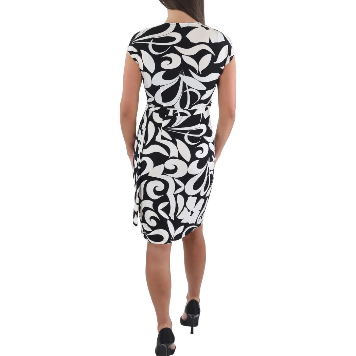 Printed Wrap Dress