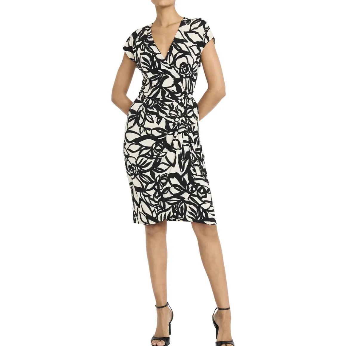 Printed Wrap Dress