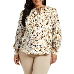 Printed Chiffon Blouse