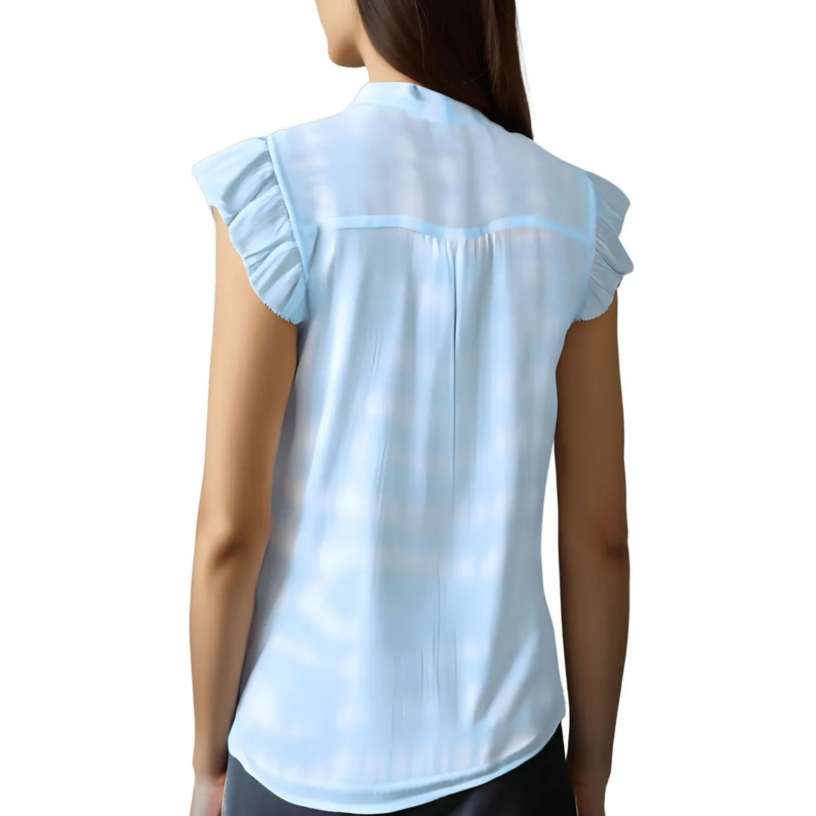 Printed Chiffon Shell