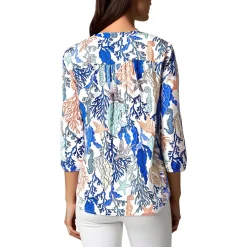 Printed Chiffon Tunic Top