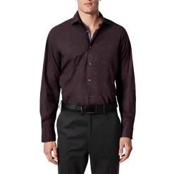 Printed Cotton Button-Down Shirt