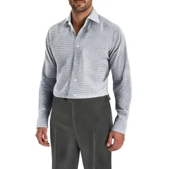 Printed Cotton Button-Down Shirt