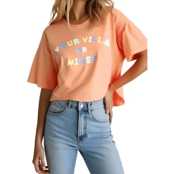 Printed Cotton Cropped