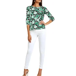 Printed Crepe Blouse