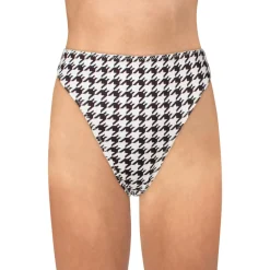 Printed High Waist Swim Bottom Separates
