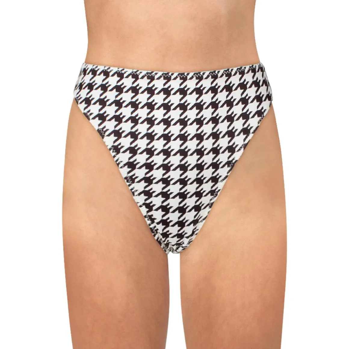 Printed High Waist Swim Bottom Separates