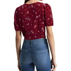 Printed Knit Cropped