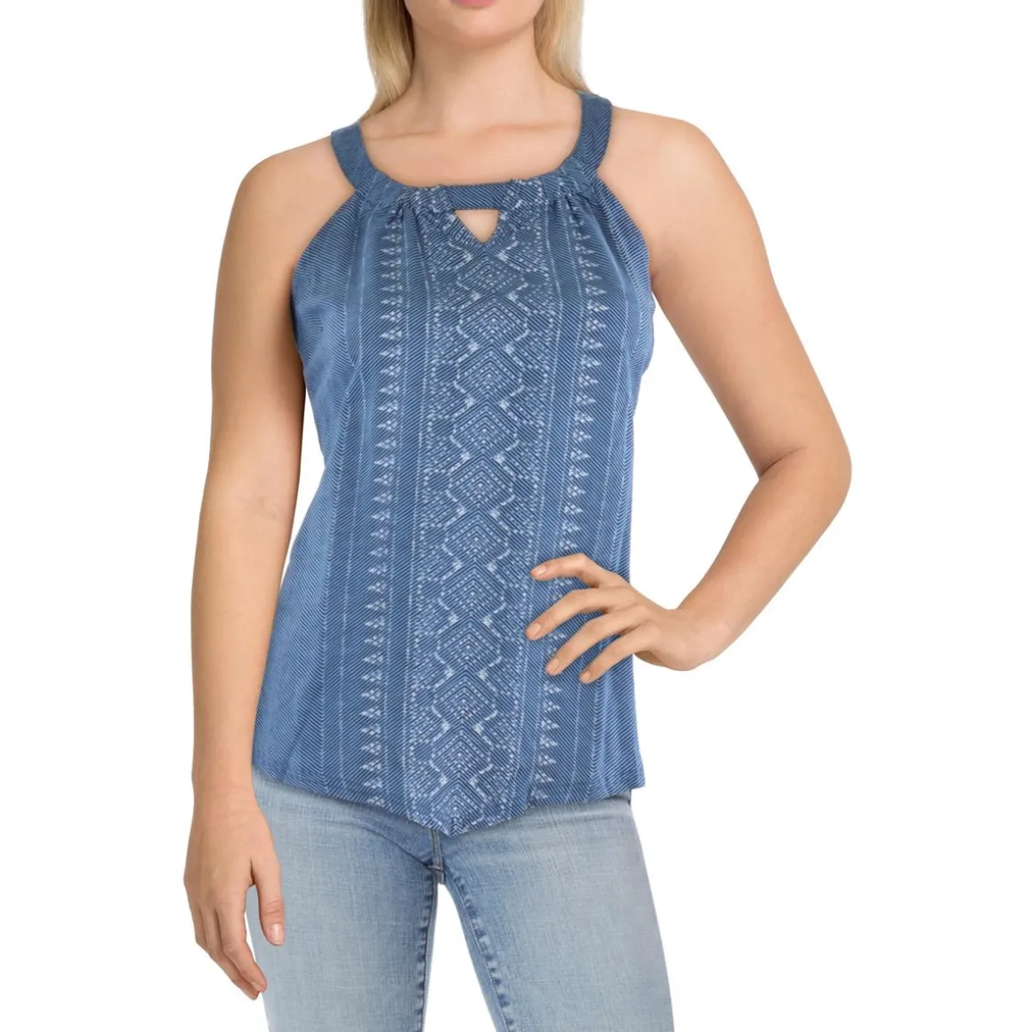 Printed Modal Pullover Top