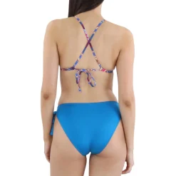 Printed Nylon Bikini Swim top