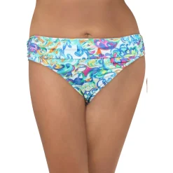 Printed Nylon Swim Bottom Separates