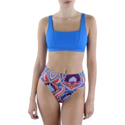 Printed Nylon Swim Bottom Separates