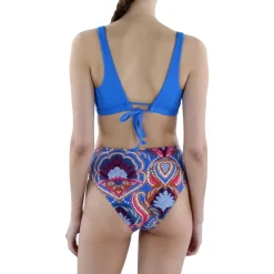 Printed Nylon Swim Bottom Separates