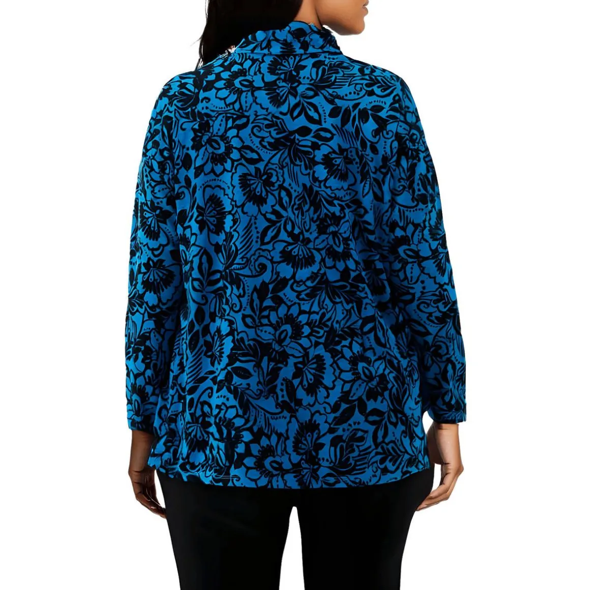 Printed Recycled Cardigan Sweater