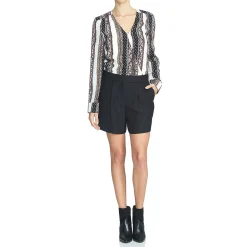 Printed Surplice Romper