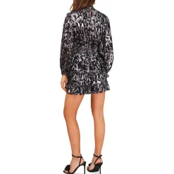 Printed Surplice Romper