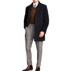 Prosper Heathered Wool Overcoat