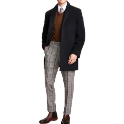 Prosper Heathered Wool Overcoat