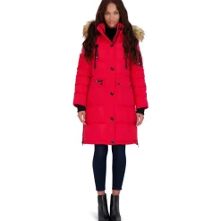 Puffer Coat for Women- Long Faux Fur Insulated Winter Jacket