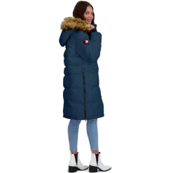 Puffer Coat for Women- Long Faux Fur Insulated Winter Jacket