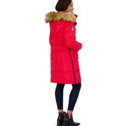 Puffer Coat for Women- Long Faux Fur Insulated Winter Jacket