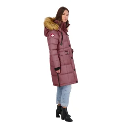 Puffer Coat for Women- Long Faux Fur Insulated Winter Jacket
