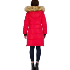 Puffer Coat for Women- Long Faux Fur Insulated Winter Jacket