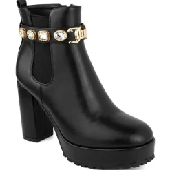 Python Faux Leather Chelsea Boots