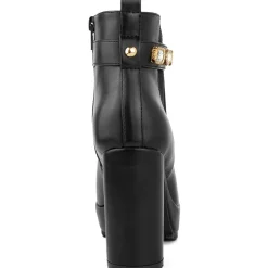 Python Faux Leather Chelsea Boots