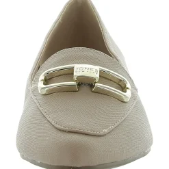 Quilsee Faux Leather Embellished Loafers