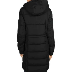 Quilted Faux Fur Lined Long Winter Puffer Coat