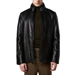 Quilted Leather Leather Jacket