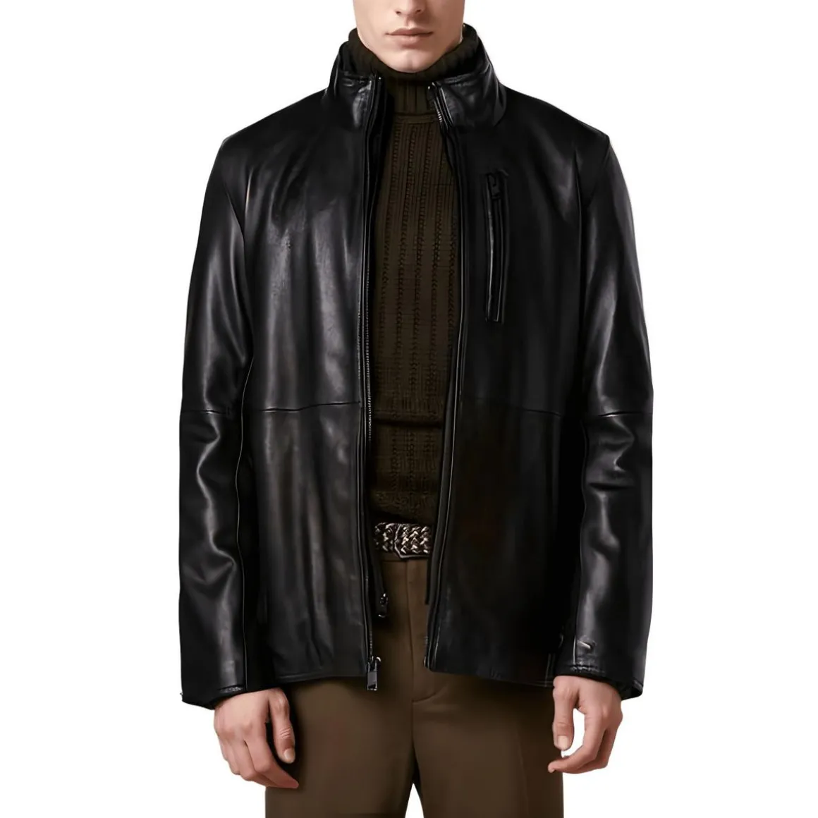 Quilted Leather Leather Jacket