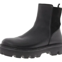 Quinn Chelsea Mixed Media Leather Booties