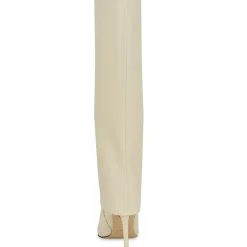 Radish 3 Zipper Faux Leather Knee-High Boots