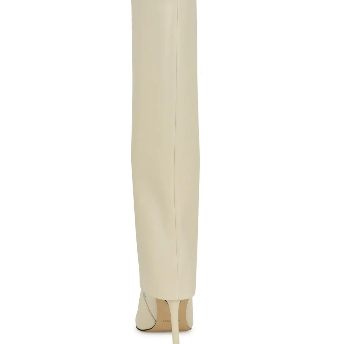 Radish 3 Zipper Faux Leather Knee-High Boots