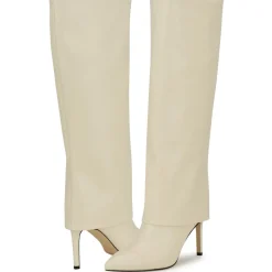 Radish 3 Zipper Faux Leather Knee-High Boots