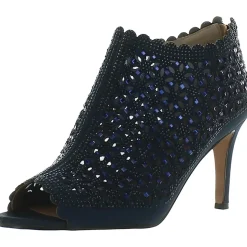 Radita Satin Embellished Booties