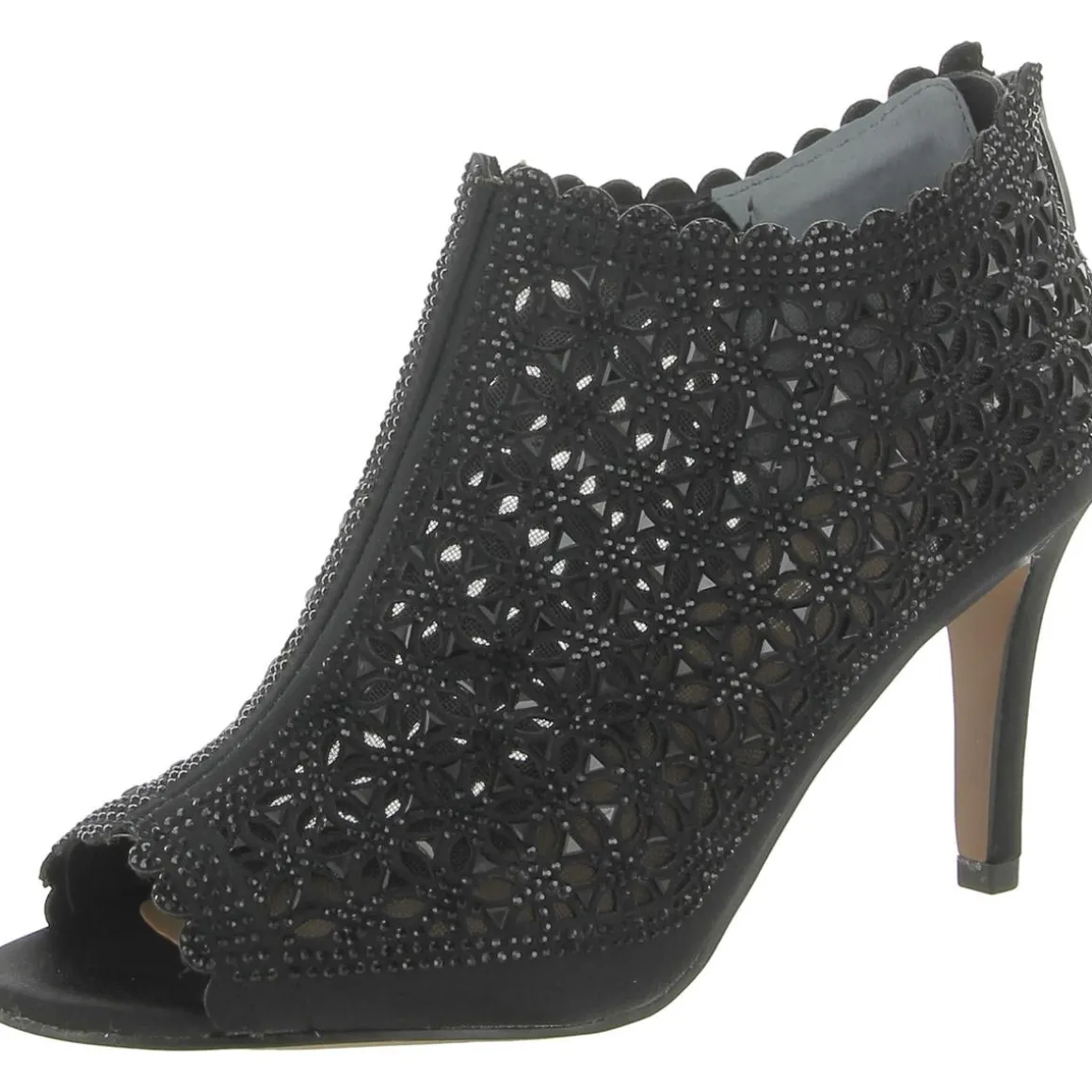 Radita Satin Embellished Booties