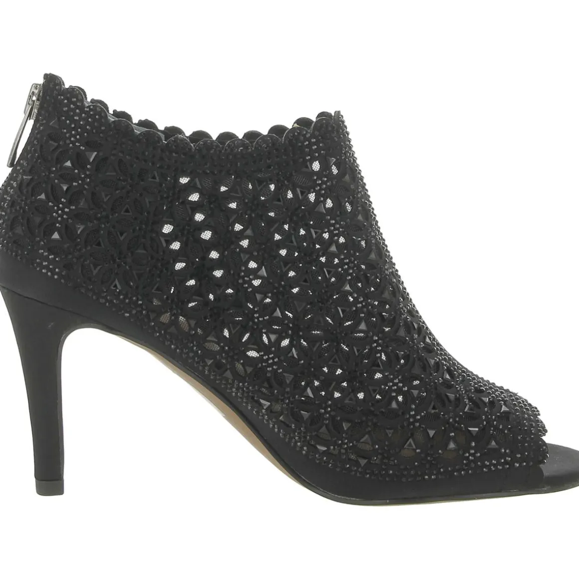 Radita Satin Embellished Booties