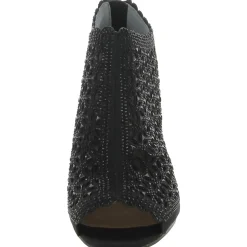 Radita Satin Embellished Booties